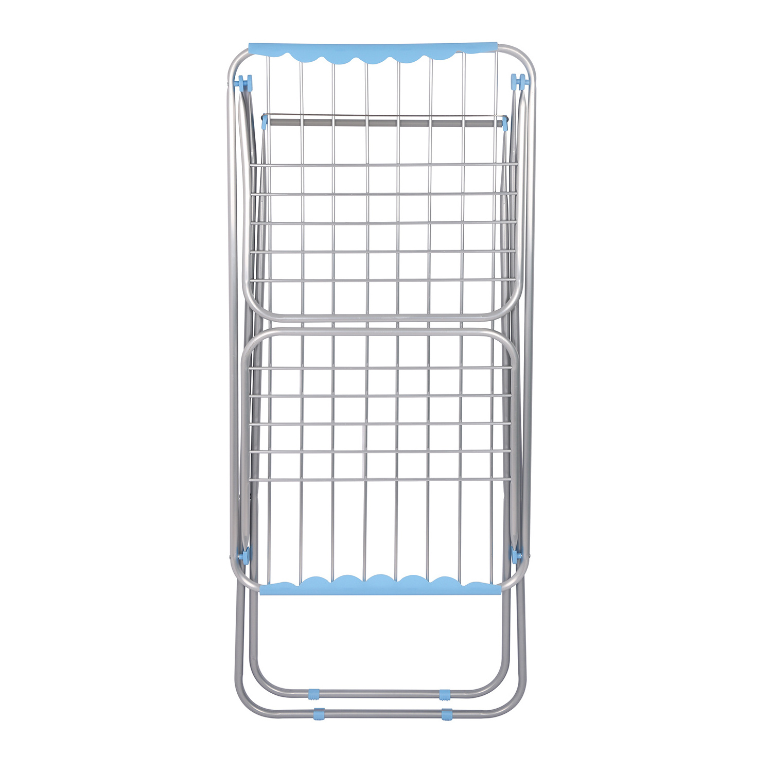 Heavy duty 18m Aluminum  portable folding dryer cloth hanger stand metal laundry clothes drying rack