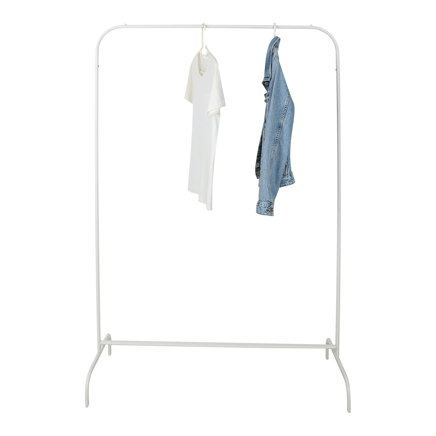 Heavy Duty Clothing Stand Display Metal Wall Mounted Cloth Rack Drying Cloth Rack