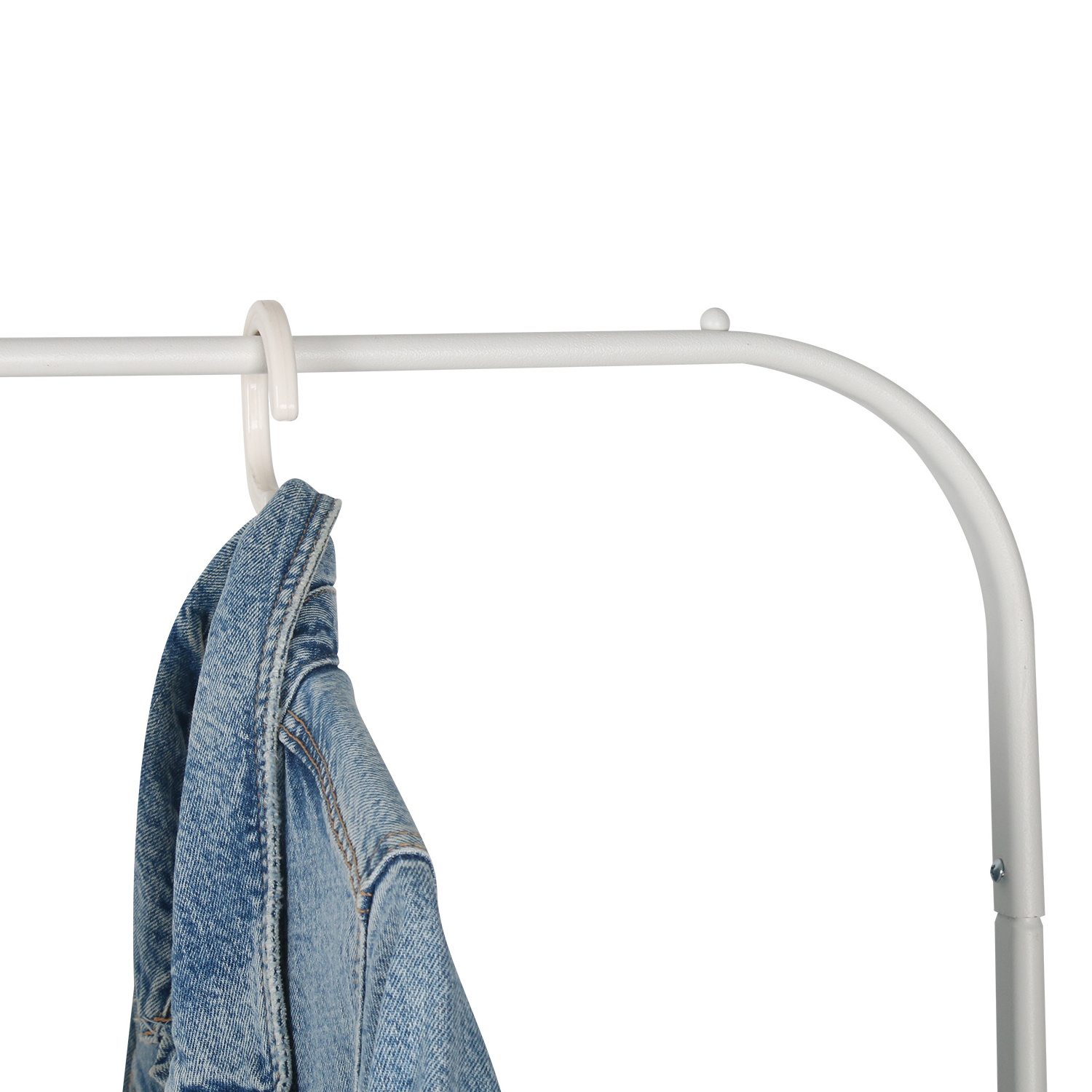 Heavy Duty Clothing Stand Display Metal Wall Mounted Cloth Rack Drying Cloth Rack