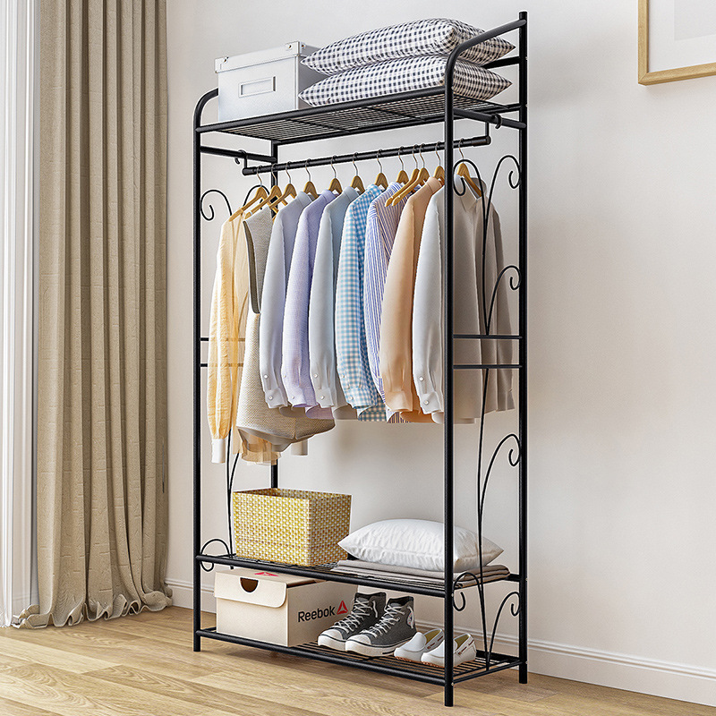 Heavy Duty Wire rack clothes rack shoes shelf coat storage wardrobe garment shelf metal shelving wire shelving unit cloth rack