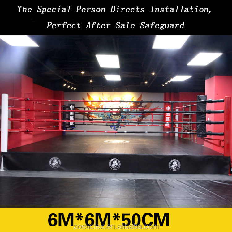 Hot Sale Custom Canvas MMA fighting Boxing Ring thai Boxing Ring