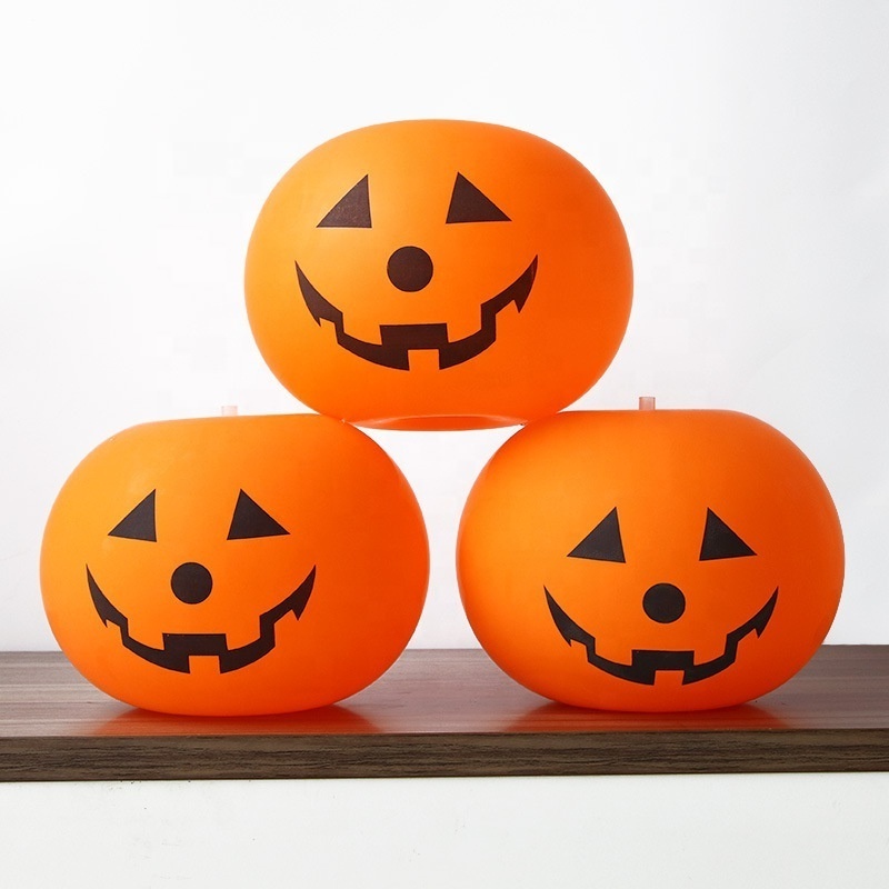 Halloween Pumpkin Balloon Lights LED Glowing Home Outdoor Haunted House Scary Horror Props Supplier Halloween Decoration