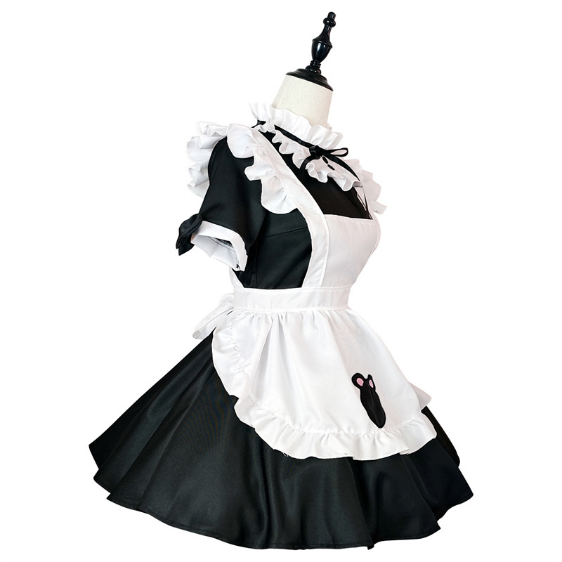 Maid Cosplay Sexy Costume Lolita Girl Maid Uniform Panda Anime Daily Dress Japanese Outfit Dress Clothes with Accessories