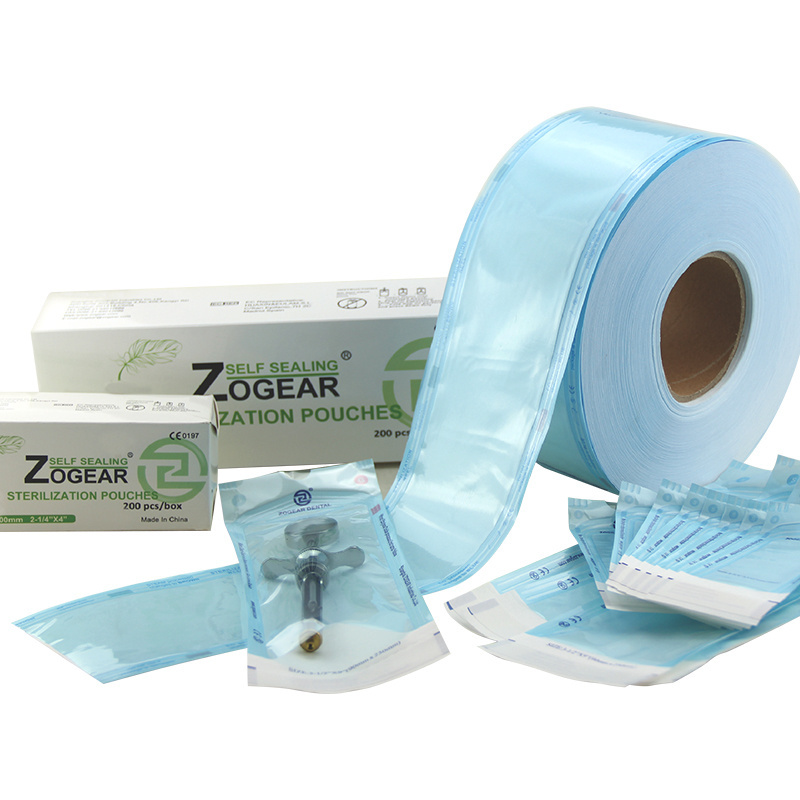 ZOGEAR SP001 dental consumable medical dental dry heat self-sealing sterilization pouch