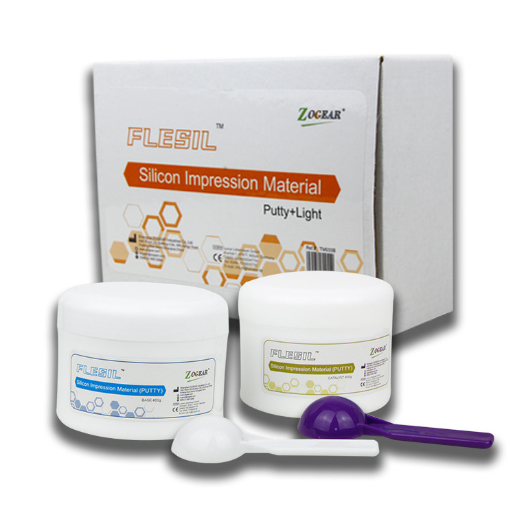 TM033 ZOGEAR Putty +Light Body Dental Silicone Impression Material Kit