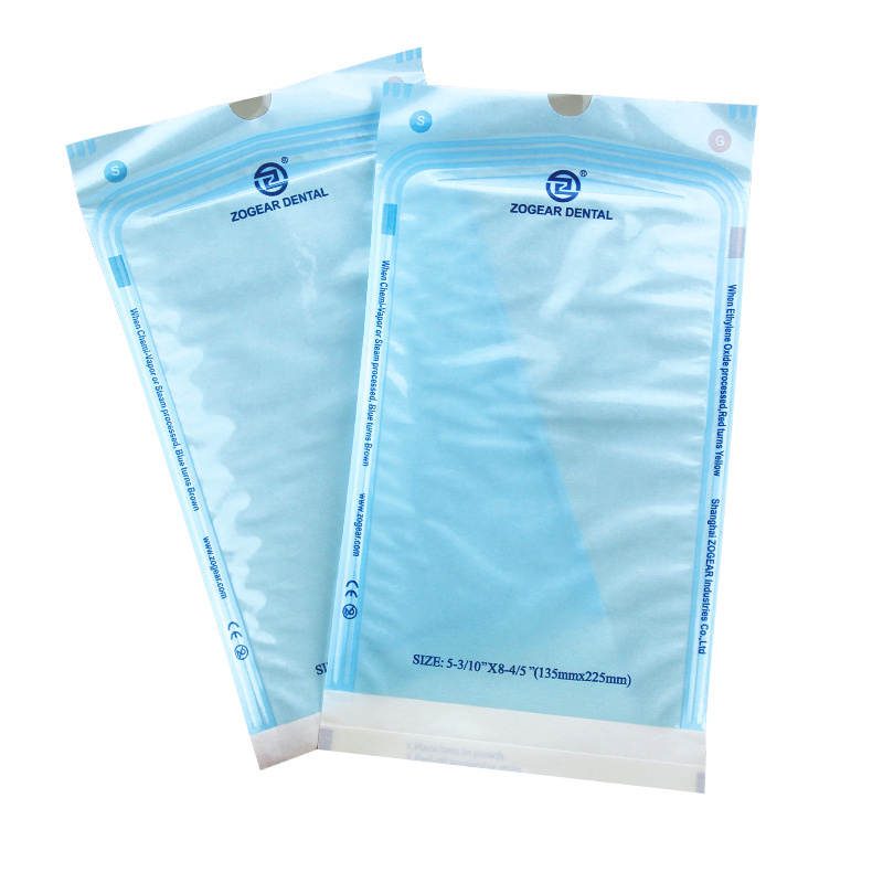 ZOGEAR SP001 dental consumable medical dental dry heat self-sealing sterilization pouch