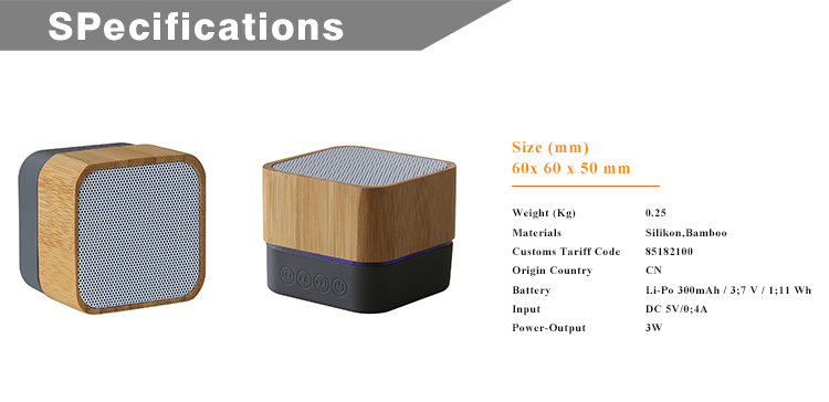 Unique Pocket Creative Bloothooth Oem Rechargeable Electronics RGB Light Bt Portable Blue Tooth Wireless Speaker