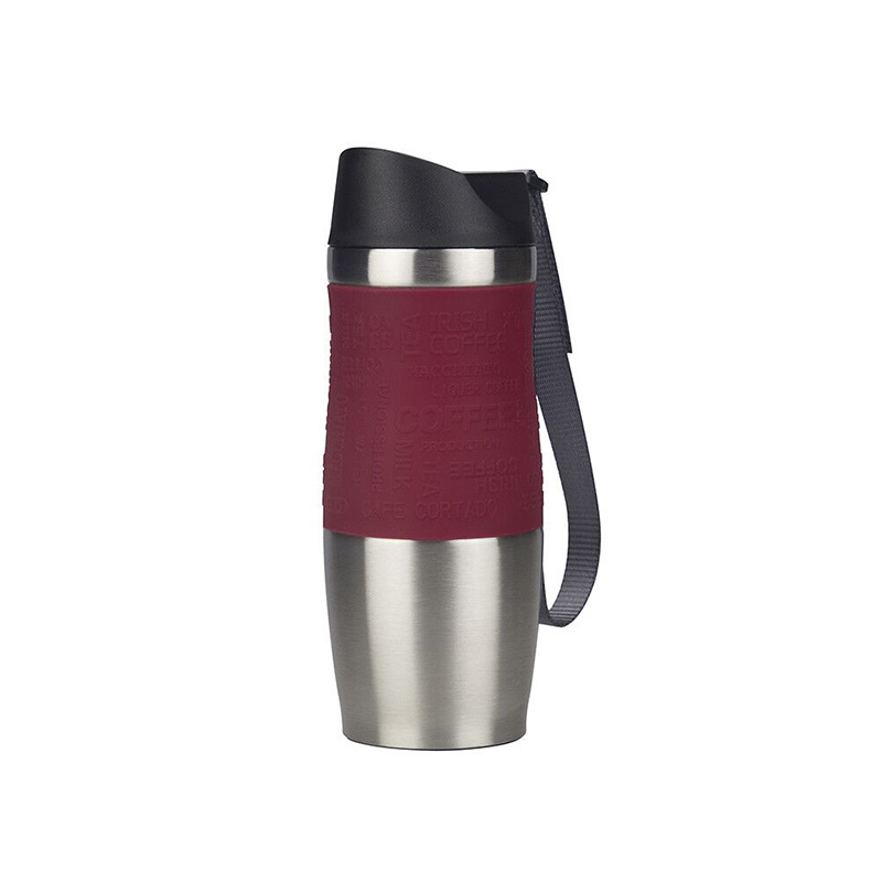 Water bottle 380ml tumbler coffee mug insulated gym bottle stainless steel thermos bottle LFGB certificated cup