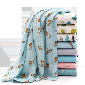 baby muslin swaddle blankets organic 100% cotton newborn bamboo wrap soft reasonable price manufacturer china wholesale 120 cm