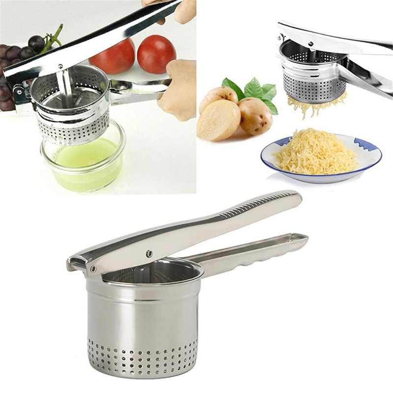 Custom Portable Stainless Steel Manual Hand Squeezers Juicer Fruit Grape Mashed Potato Juicers