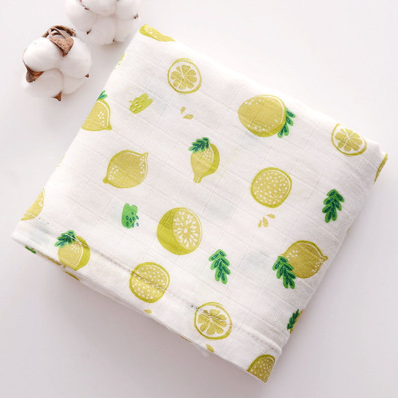 baby muslin swaddle blankets organic 100% cotton newborn bamboo wrap soft reasonable price manufacturer china wholesale 120 cm