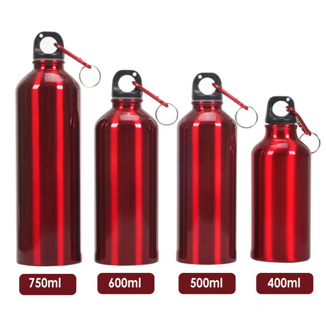 sport water bottle with custom logo stainless steel aluminium iron vacuum flask time marker  insulated cup straw sublimation