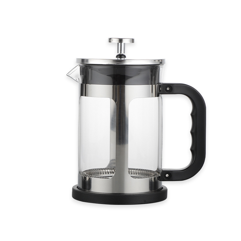 2024 New Design 6000ml 800ML 1000ML DIY Color Plastic Coffee Tea Maker High Borosilicate Glass French Press