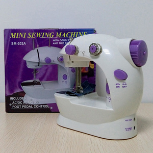 Mini Sewing Machine with Extension Table Manual Portable 202a Price Wig Toy Electric Hand Handheld Household Overlock a Home OEM