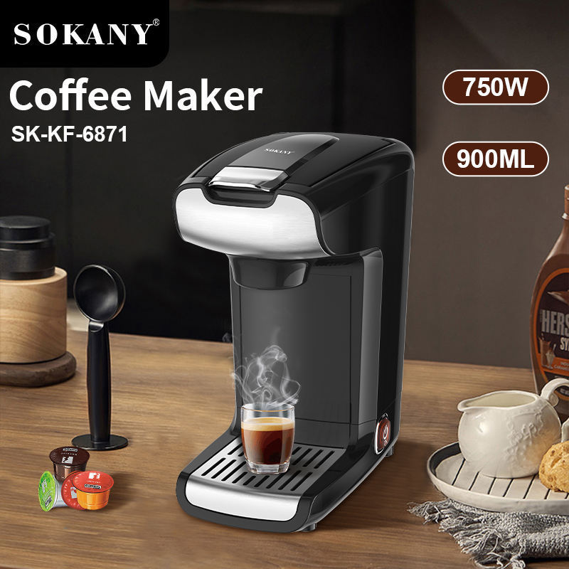 Sokany Drip Maker Automatic Coffee Pot Brewer Machine With Cone Filter For Office