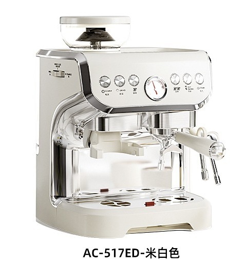 Zogifts Wholesale China Espresso Coffee Brewer Machine Professional Commercial Italy Small Milk Foam Grinding 15Bar