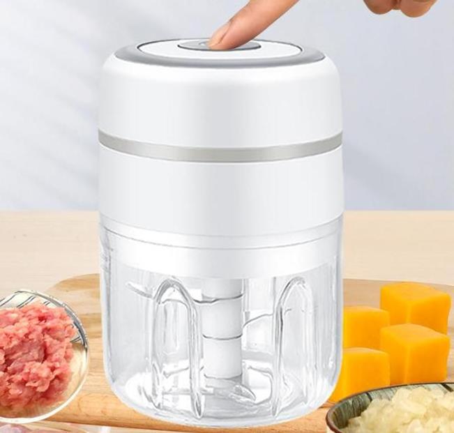 Zogifts Portable Blender Mini Processor Food And Electric Garlic Chopper Vegetable Cutter Slicer