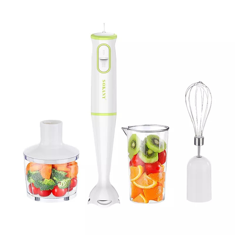 Hand held Blender Chopper Various Speeds Multi-purpose Electric Vertical Food Mixer stick set mini fruit juicer of office motor