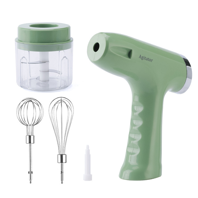 Zogifts Best Quality Multifunctional Cordless 5 Speed 2 In 1 Electric Mini Usb Hand Mixer Meat Food Garlic Vegetable Chopper