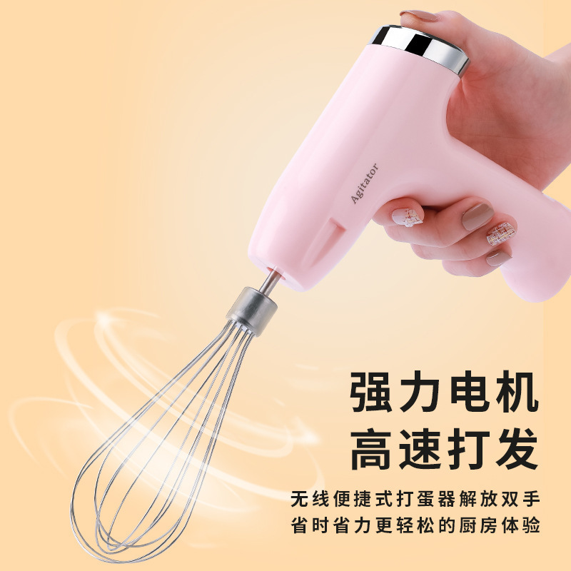 Zogifts Best Quality Multifunctional Cordless 5 Speed 2 In 1 Electric Mini Usb Hand Mixer Meat Food Garlic Vegetable Chopper