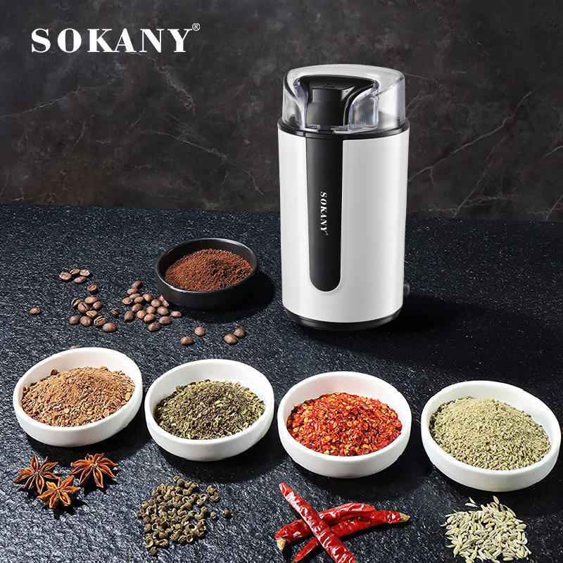 Zogifts Sokany Electric Coffee Maker With Grain Grinder Portable Blender For Dry Grains Crusher Food Processor Kitchen Mixer