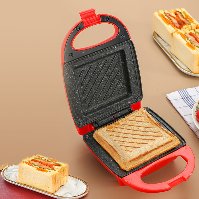 Single breakfast machine net celebrity light toast bread omelette waffle household sandwich maker for 2 3 7 in 1 non stick