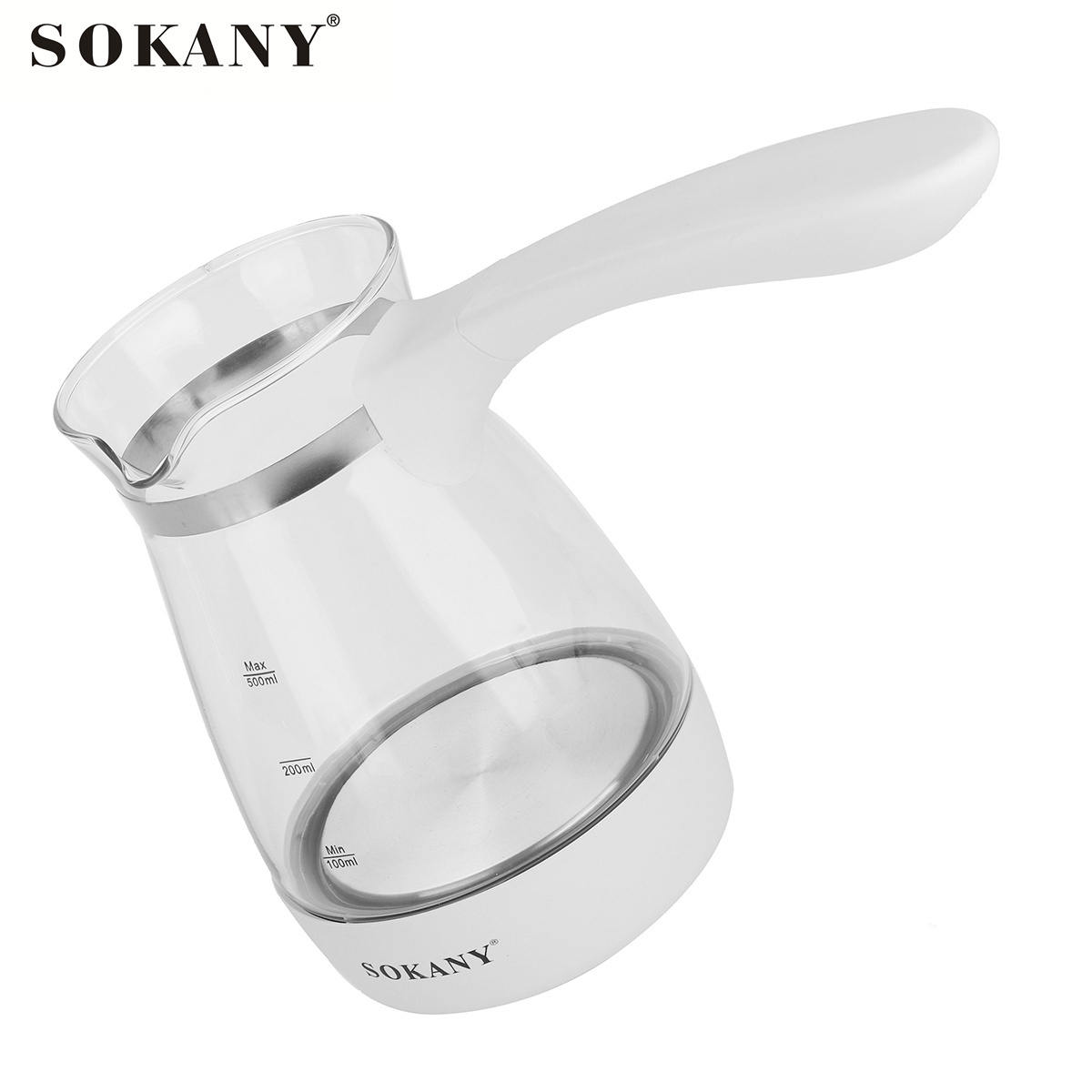 Zogifts Sokany 2024 Maker Turkish Greek Electric Machine Boiled Tea Milk Kettle One Button Portable Coffee Pot