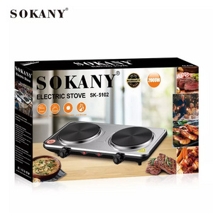 Mini Induction Cooker SOKANY MultiFunction 2 4 Burner Electric Stove 12v 24v dc battery powered solar pcb board commercial