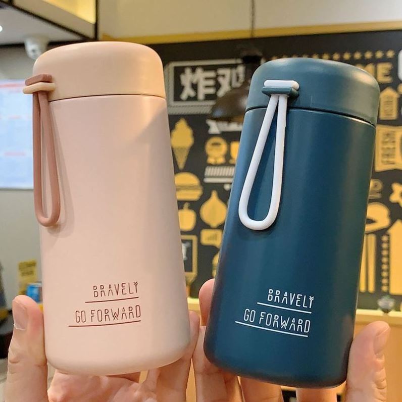 Zogifts South Korean Fashion Customized Reusable Tumblers Personalized Bottles Fresh Simple Cute Water Cup