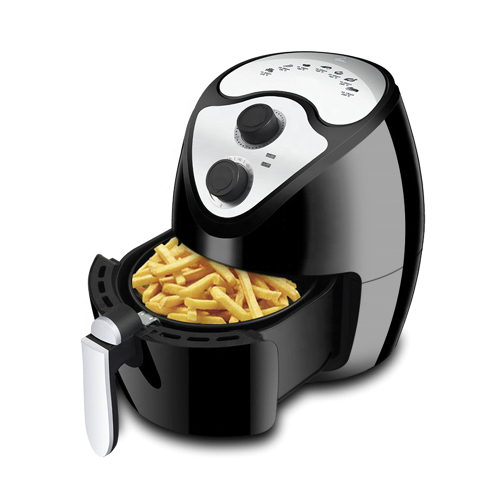 Chicken Chip Donut Cooker Digital Electric Power Deep Air Fryer Oven  Accessories Silver Pressure Crest Without Oil Custom