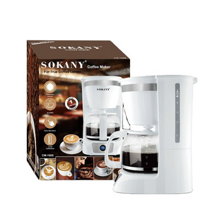 Zogifts Sokany 2024 Hot Sale Espresso Automatic Machine Electric Coffee Maker With Glass Pot