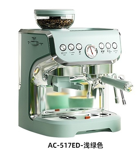 Zogifts Wholesale China Espresso Coffee Brewer Machine Professional Commercial Italy Small Milk Foam Grinding 15Bar