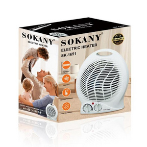 Zogifts Sokany Energy Saving Hand Personal Ptc Ceramic Mini Fan 2000W Electric Heater For Office Home Hotel