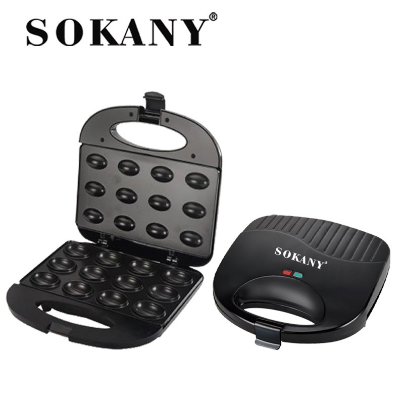 Zogifts Sokany Electric Nutty Mini Waffle Cone Walnut Cookie Maker For Home