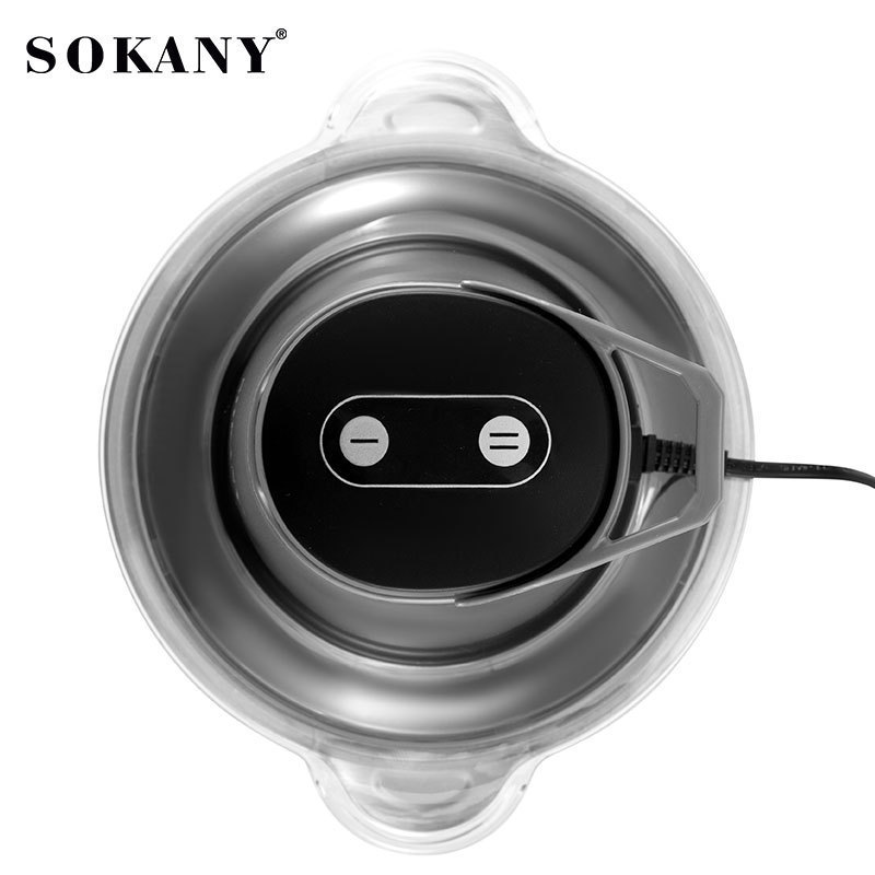 Zogifts Sokany Home Mini Electric With Stainless Steel Bowl 2L Capacity 400W Meat Grinder