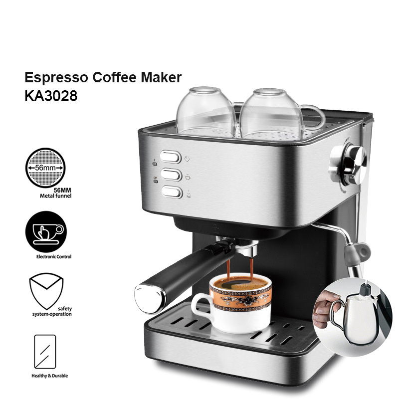 Zogifts Sokany Electric 15Bar Italian Household Espresso Coffee Machine Fancy Milk Foam Maker 220V Eu