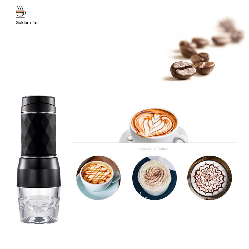 Mini Portable Coffee Maker Espresso Manually Handheld Pressure Machine Pressing Price Tea Vending Capsul Turkish Professional