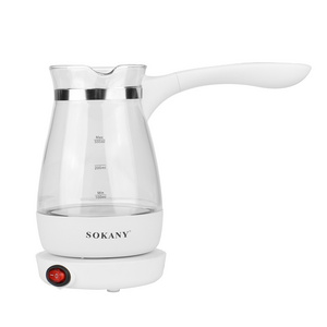 Zogifts Sokany 2024 Maker Turkish Greek Electric Machine Boiled Tea Milk Kettle One Button Portable Coffee Pot