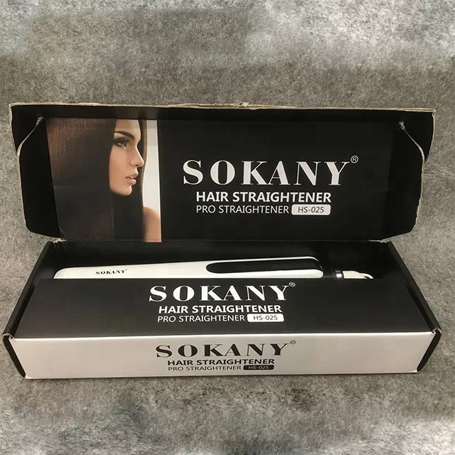 SOKANY Straightening Irons Fast Warm-Up Thermal Performance Professional Tourmaline Ceramic Heating Plate Hair Straightener