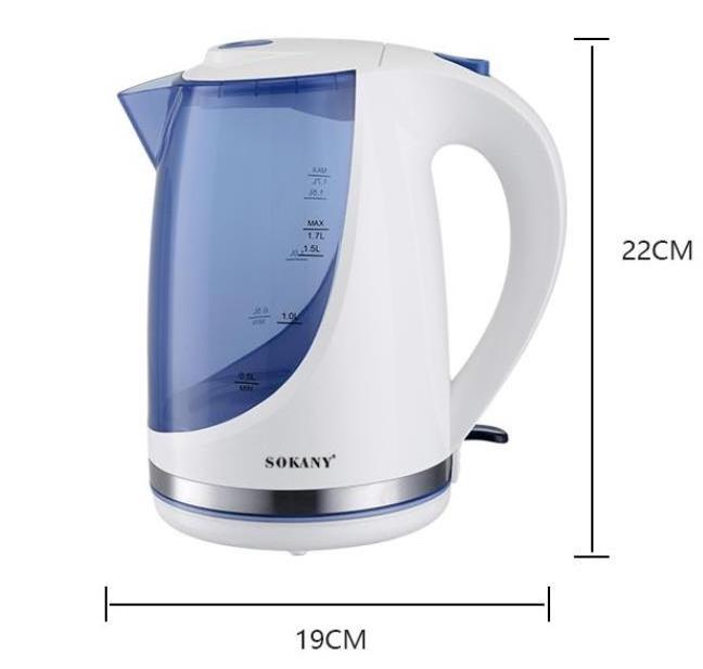 Zogifts Sokany Home Appliance Electric With Water Kettle Tea Pots Foldable Small 1L Stainless Steel Camping 110V Warmer Mini