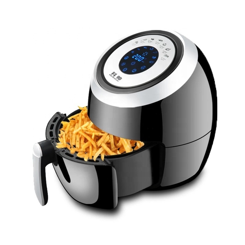 Chicken Chip Donut Cooker Digital Electric Power Deep Air Fryer Oven  Accessories Silver Pressure Crest Without Oil Custom