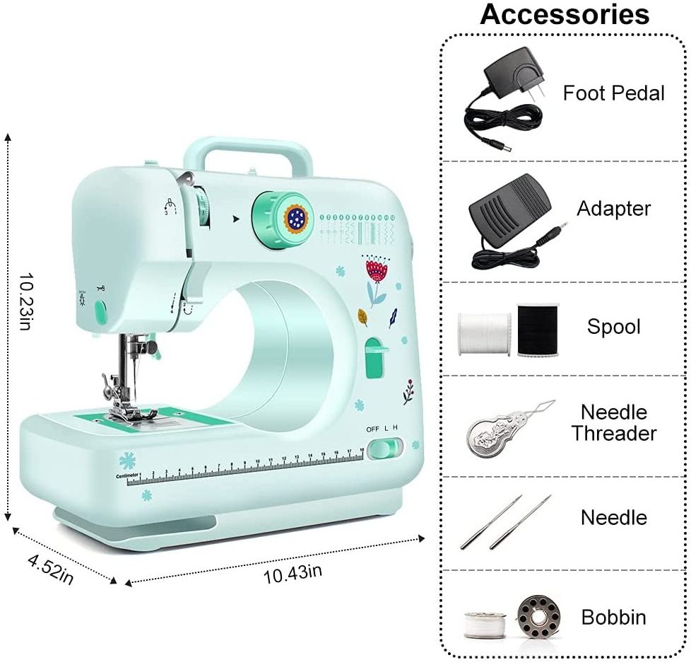 sewing machines Handheld Portable Multifunction manual Mini electric wig closer t-shirt button used industrial overlock brother