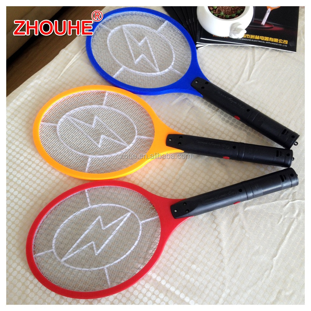 Battery Operated Mosquito Swatter Electric Battery Rechargeable Electric Racket Asesino De Mosquitos