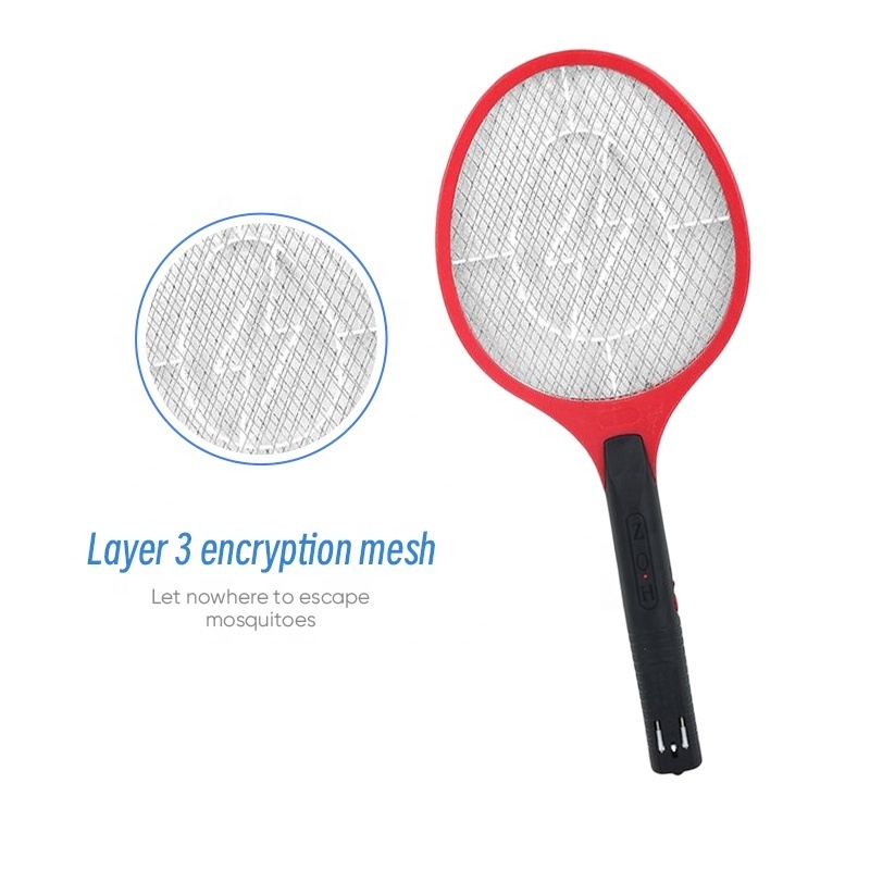 Mosquito Killer Rechargeable Electric Fly Swatter Mosquito Bat Electric Fly Red Blue Yellow Mosquito Racket