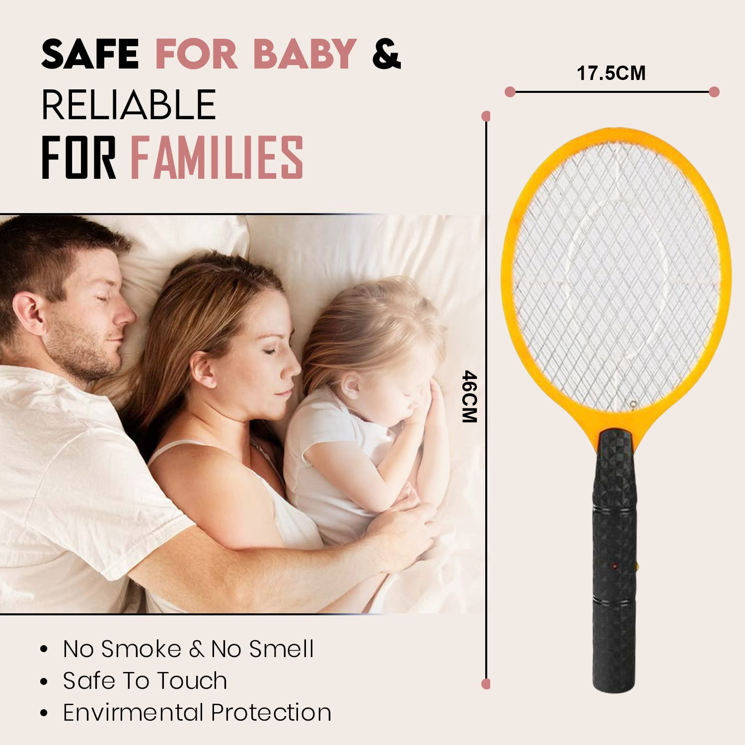 Wholesale Rechargeable Bug Zapper Racket Battery Electric Killing Mosquito Swatter 3 Color Electric Mosquito Killers