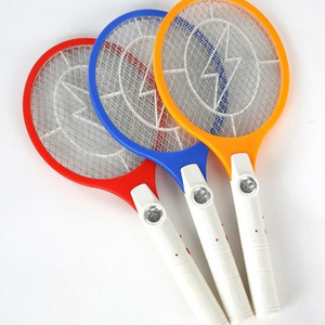 write handle Battery electric mosquito zapper swatter insect bug bat with led light