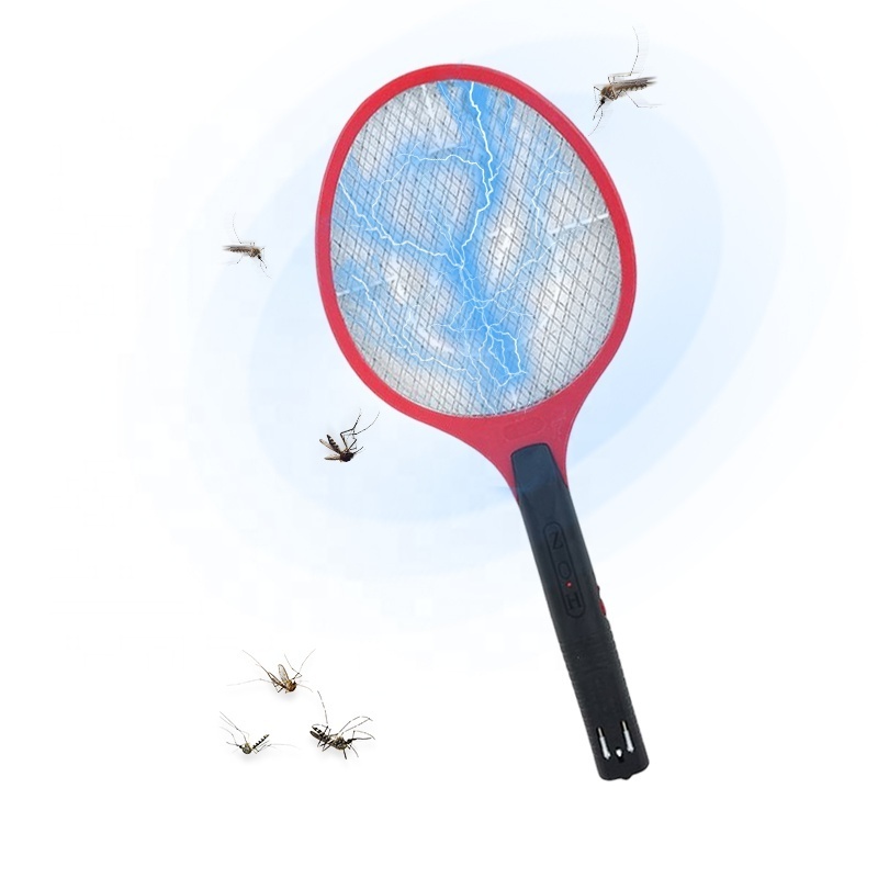 Mosquito Killer Rechargeable Electric Fly Swatter Mosquito Bat Electric Fly Red Blue Yellow Mosquito Racket