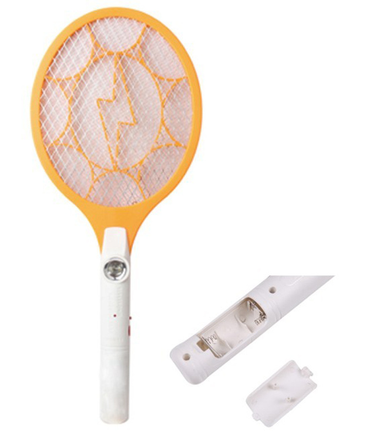 Electric Fly Swatter Operated Hand Battery Operated Electric Mosquito Swatter Pest Control Fly Killer Swatter