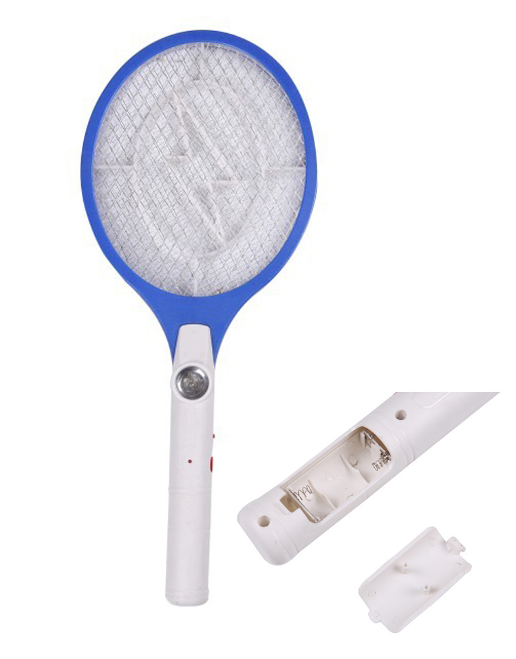 Electric Fly Swatter Operated Hand Battery Operated Electric Mosquito Swatter Pest Control Fly Killer Swatter