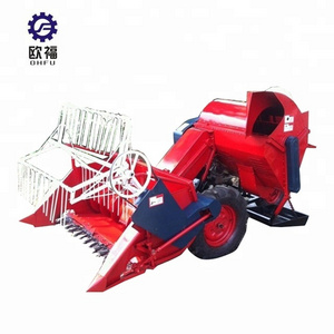 wheat cutter price of rice harvester new style Mini paddy wheat harvesting machine wheat and Rice harvester with Power